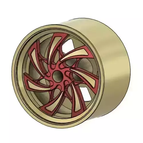 STREET RUCCI TRIGGER RIMS FOR DIECAST 64 SCALE