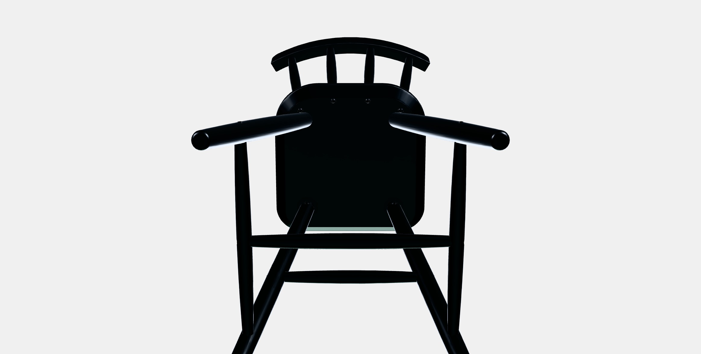 AGAM high chair Low-poly 3D model_8