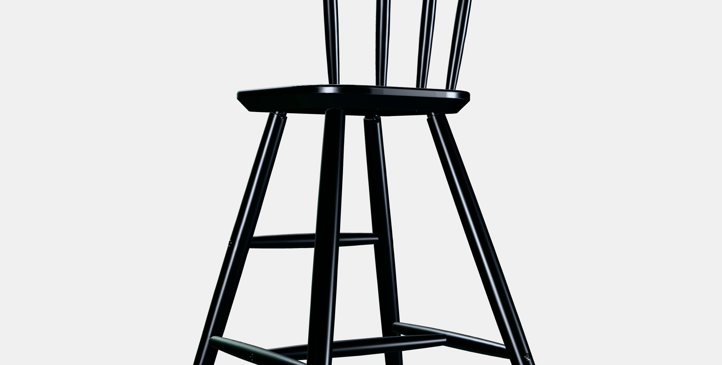 AGAM high chair Low-poly 3D model_4
