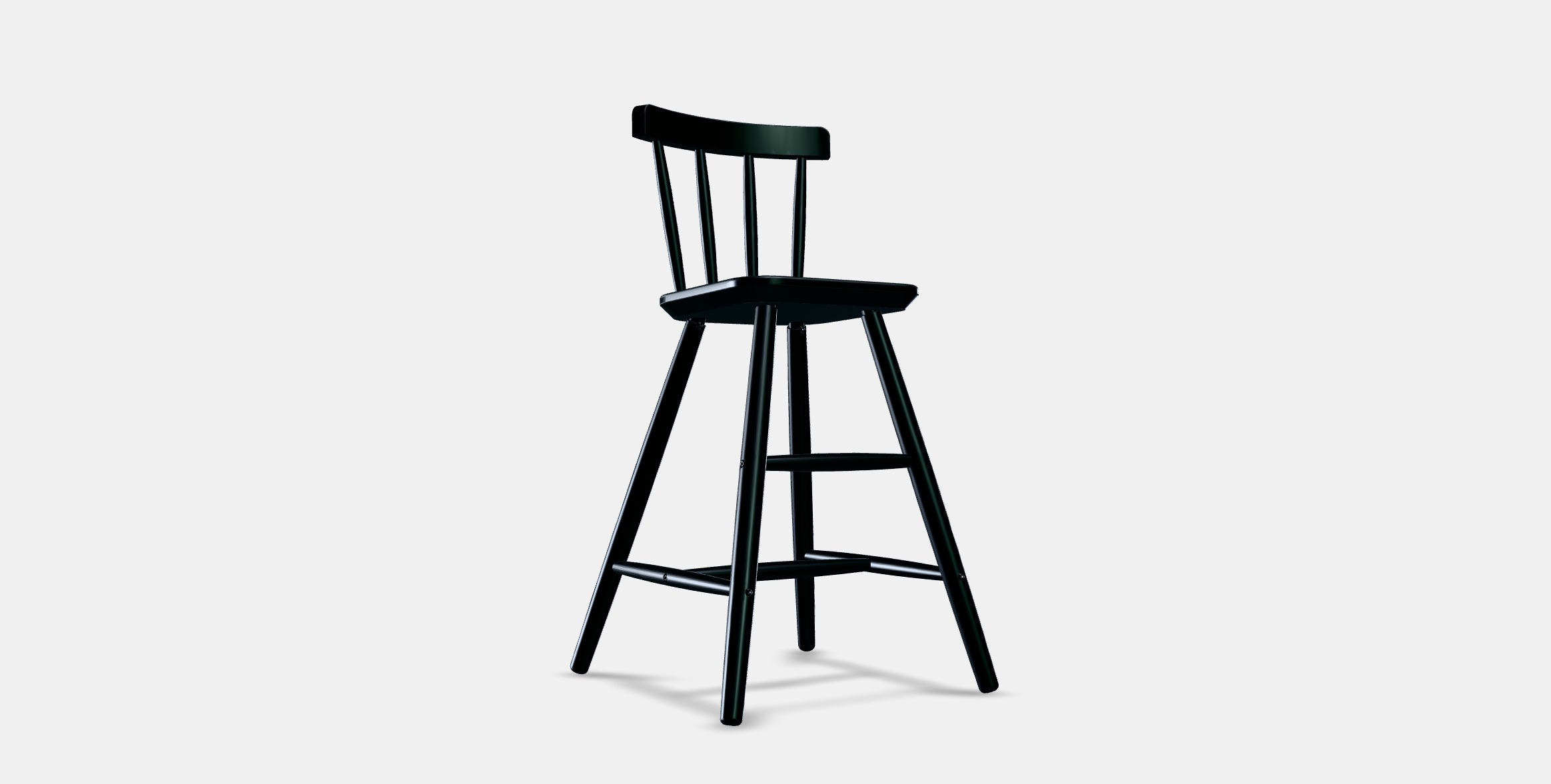 AGAM high chair Low-poly 3D model_2