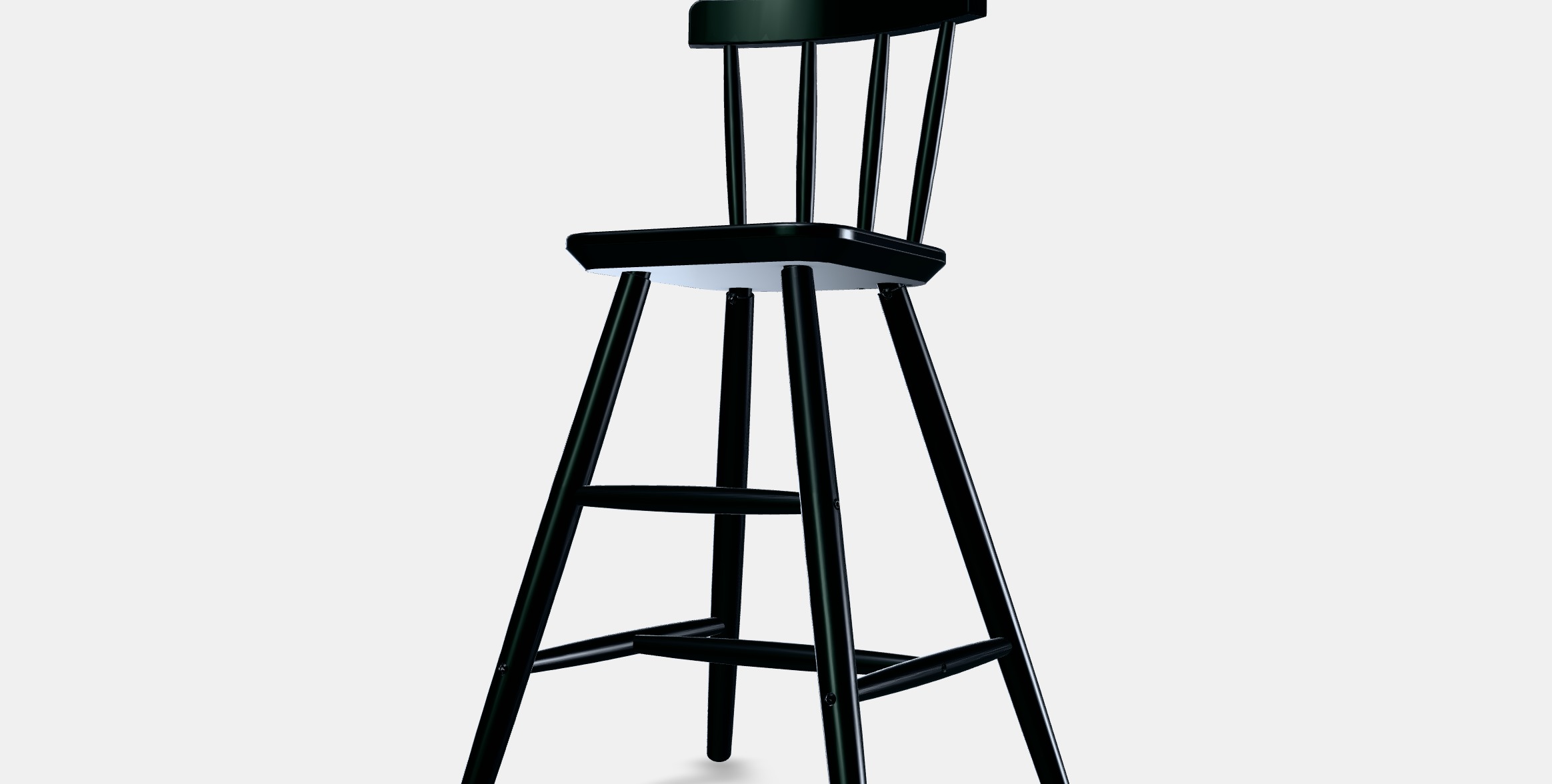 AGAM high chair Low-poly 3D model_13