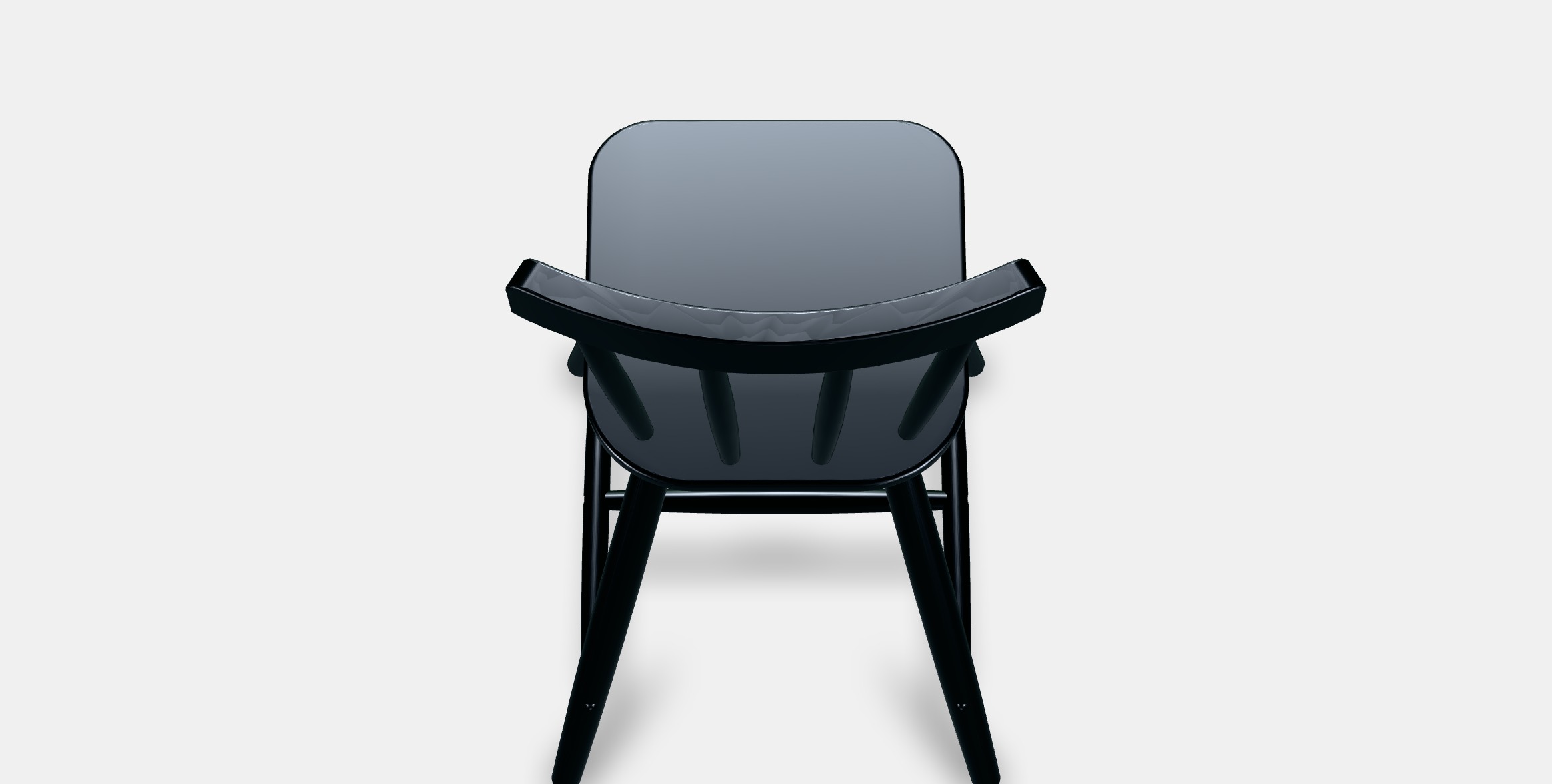 AGAM high chair Low-poly 3D model_3