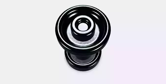 SKRUVSHULT Knob 1 Low-poly 3D model