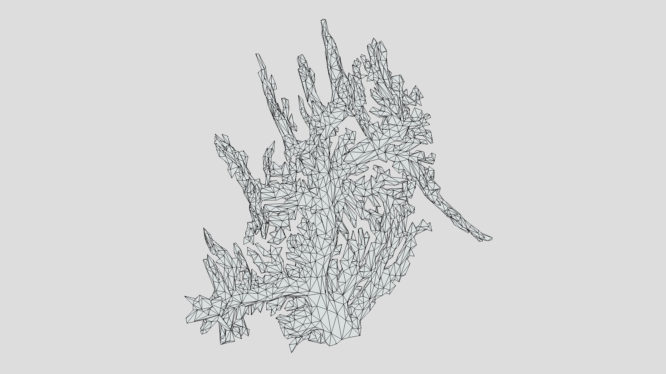 Fire coral Low Poly Low-poly 3D model_3