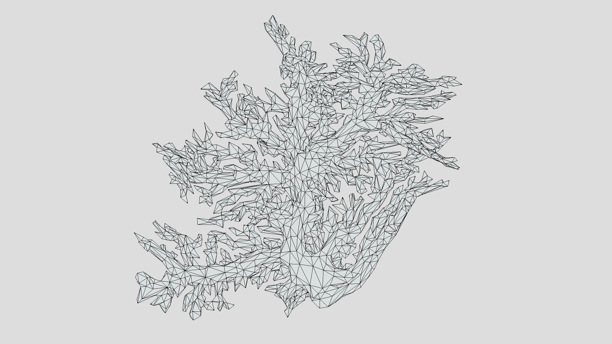 Fire coral Low Poly Low-poly 3D model_11