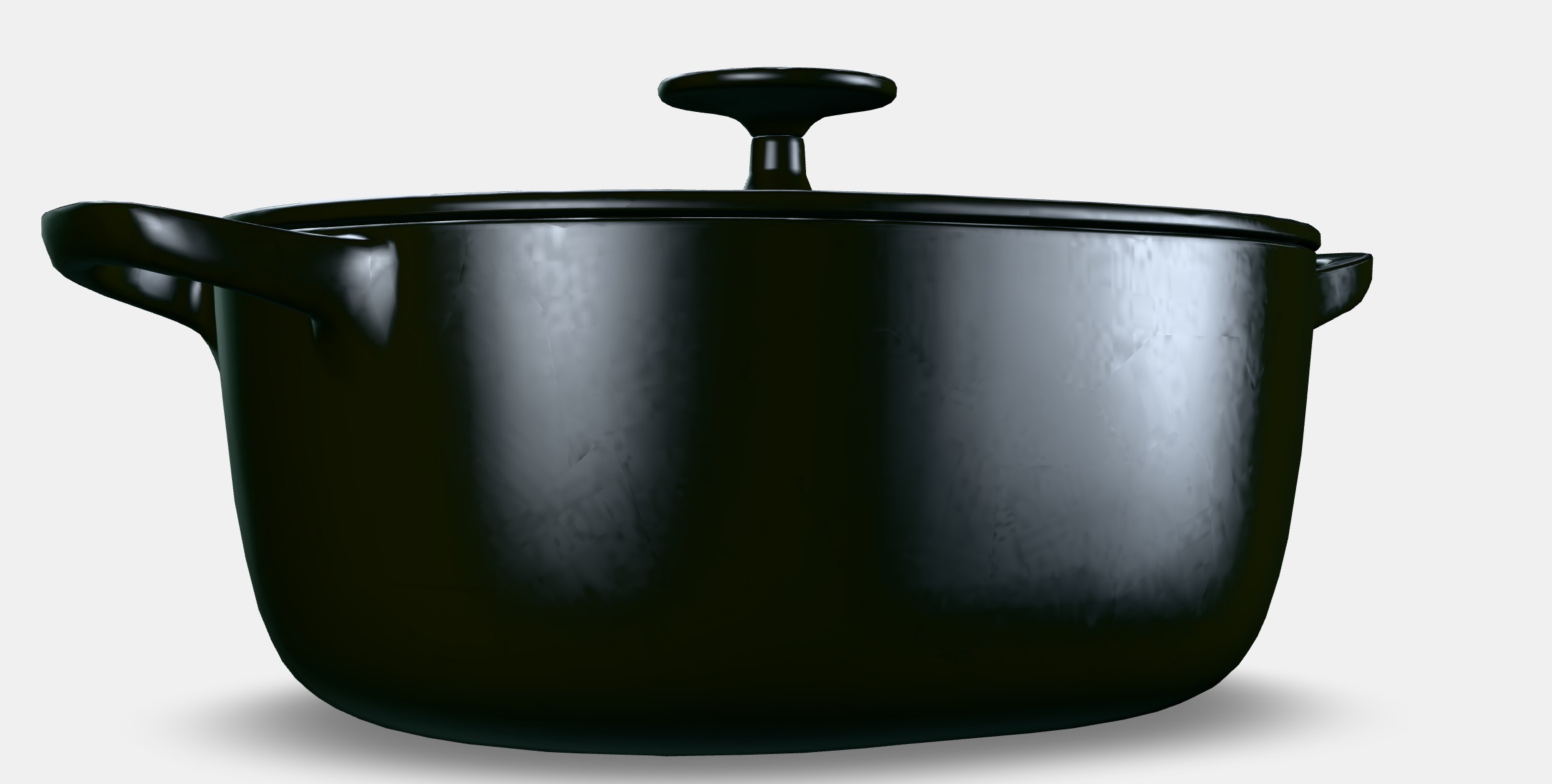 VARDAGEN Casserole with lid Low-poly 3D model_5