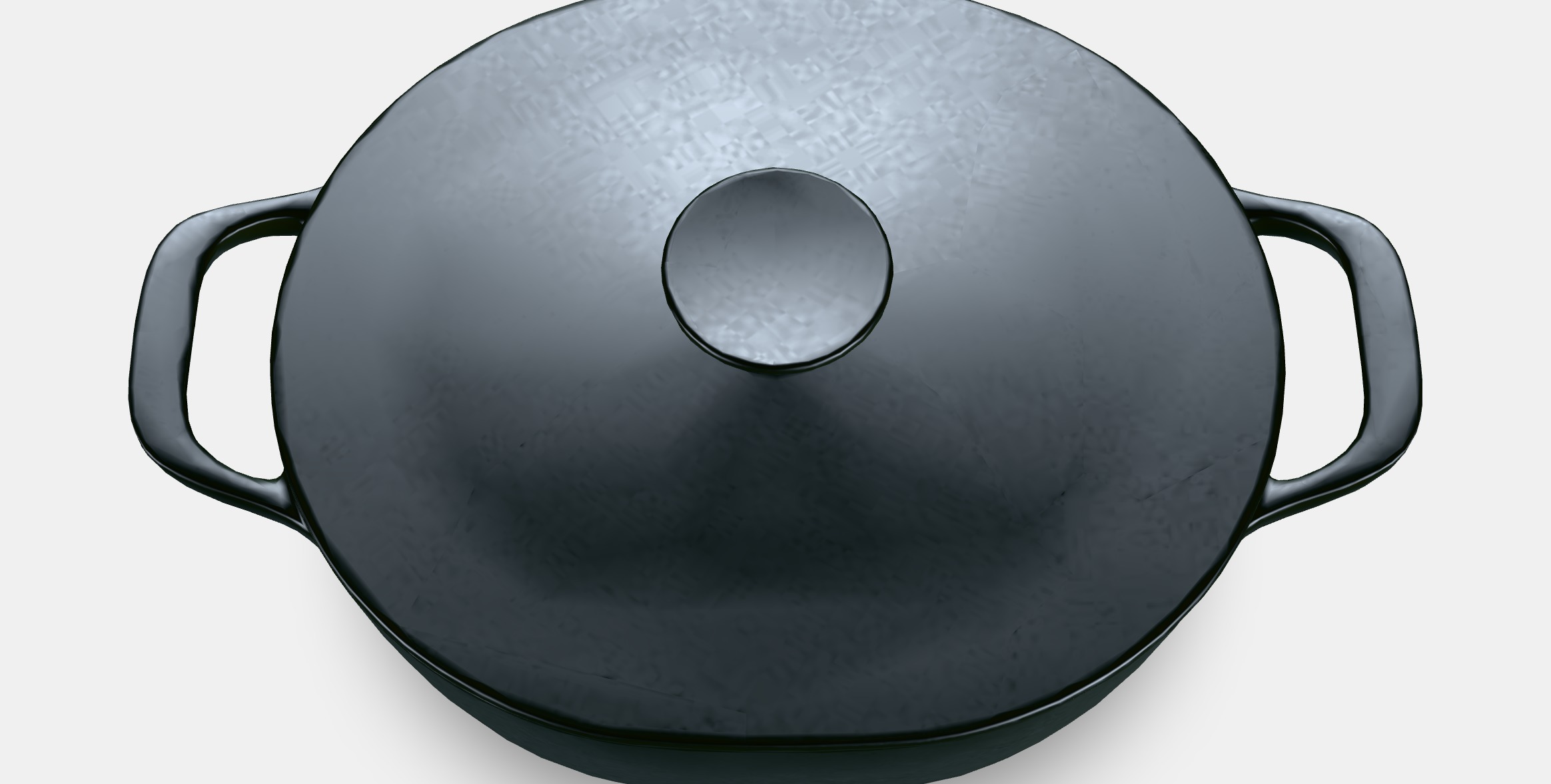 VARDAGEN Casserole with lid Low-poly 3D model_3