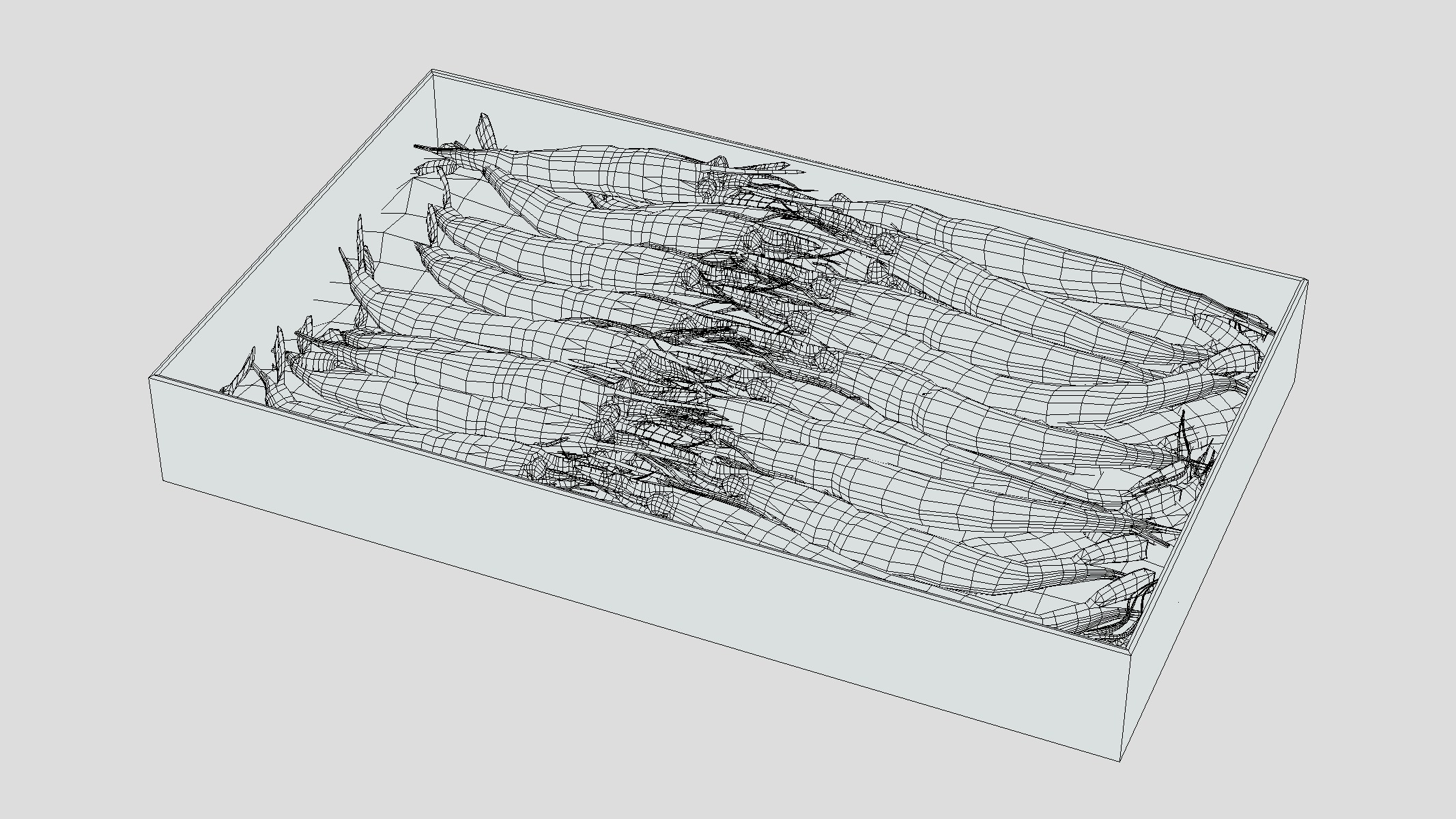 Frozen Seafood Pack Low Poly Low-poly 3D model_8