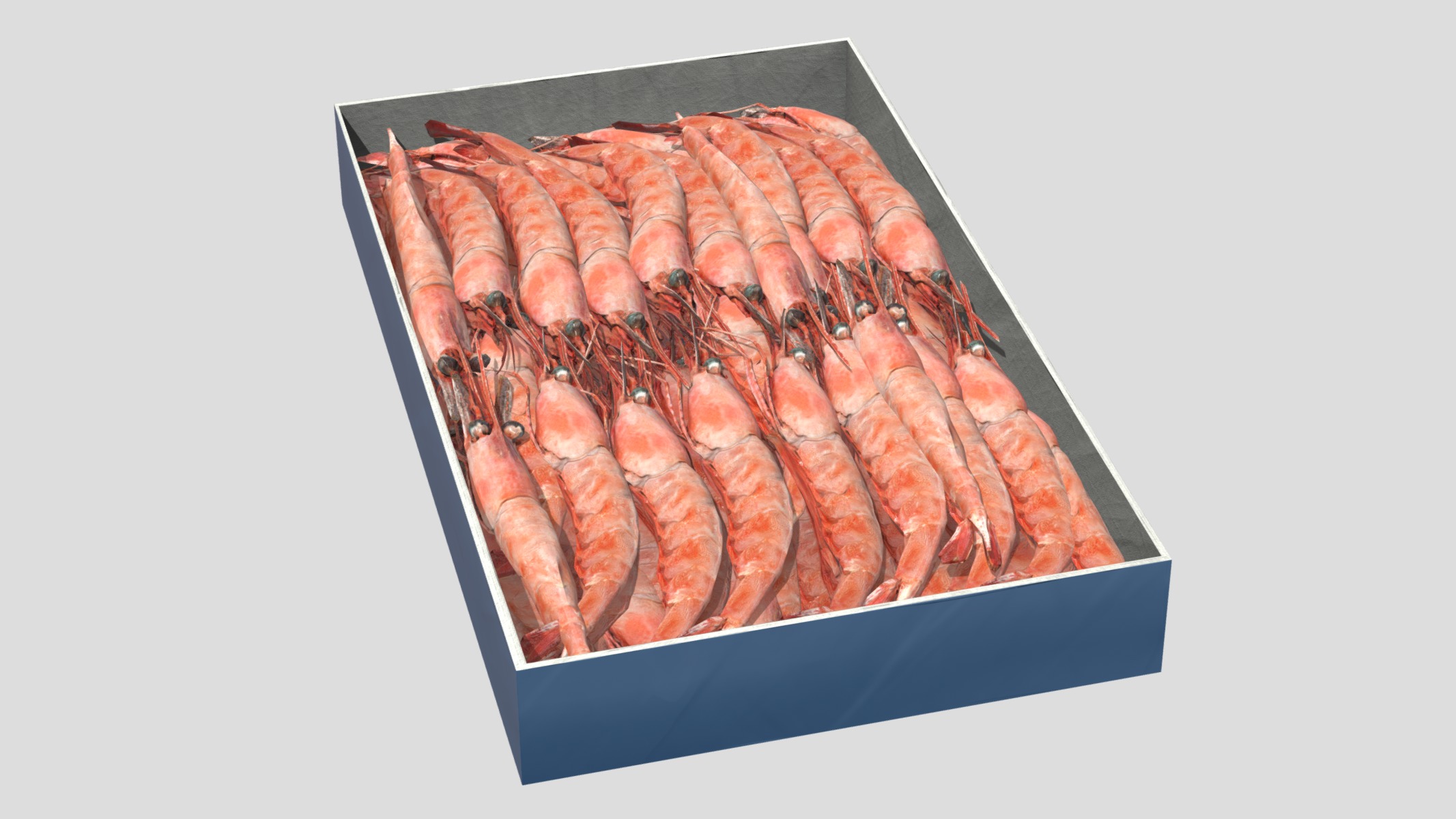 Frozen Seafood Pack Low Poly Low-poly 3D model_4