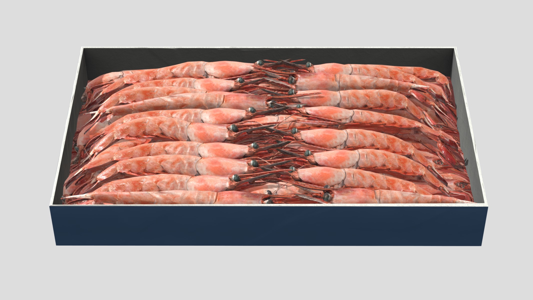 Frozen Seafood Pack Low Poly Low-poly 3D model_2
