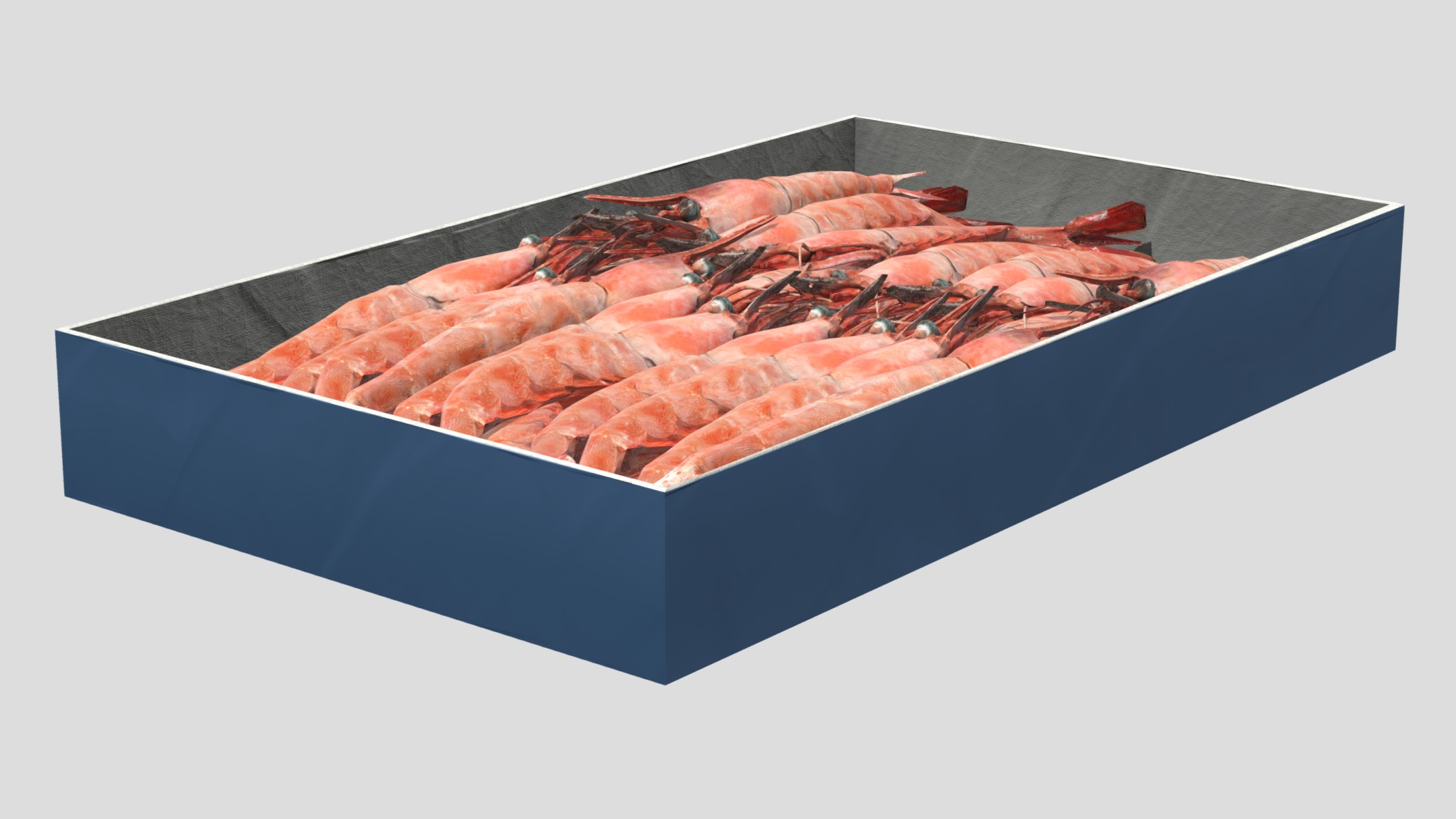 Frozen Seafood Pack Low Poly Low-poly 3D model_10