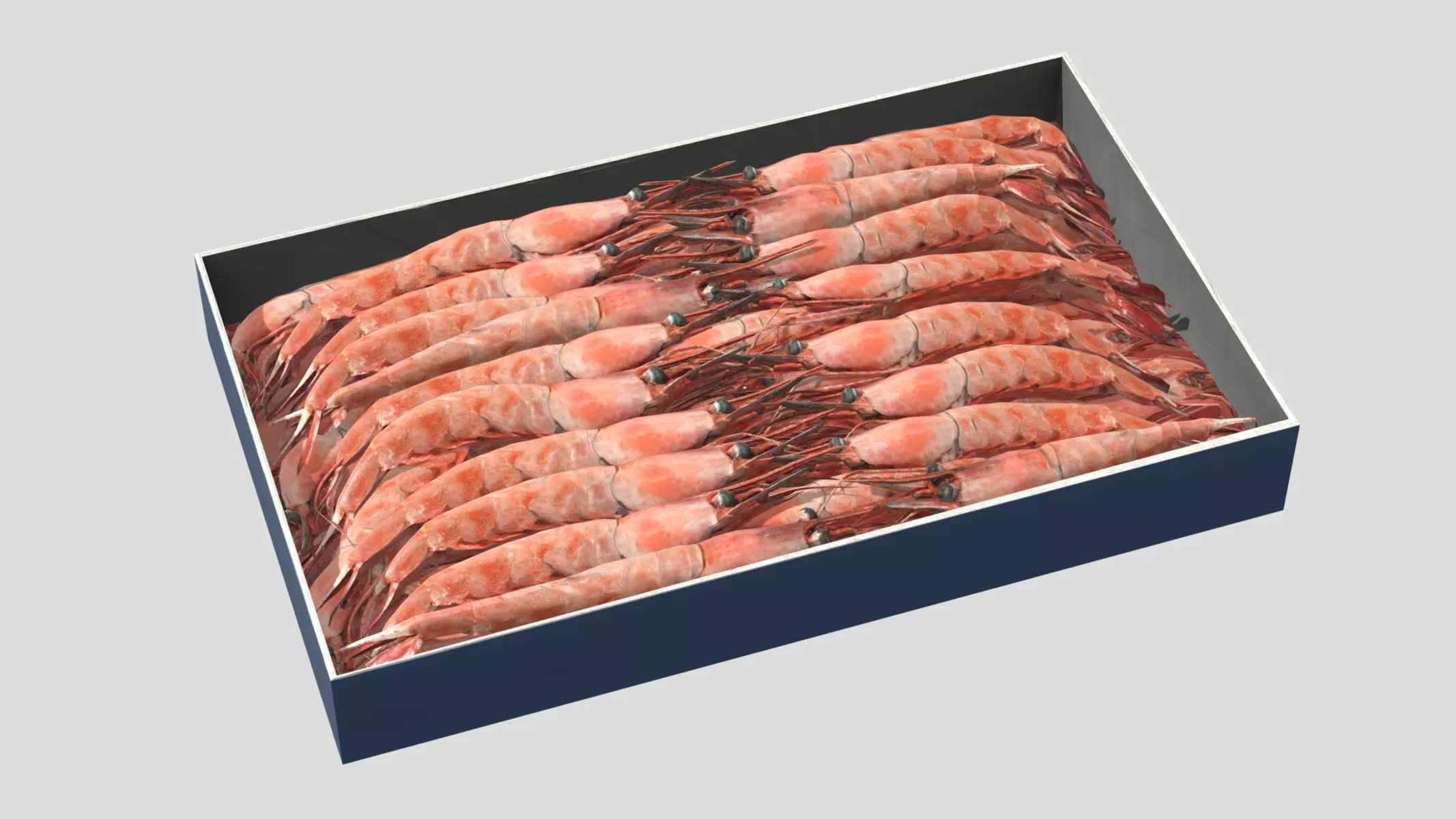 Frozen Seafood Pack Low Poly Low-poly 3D model_0