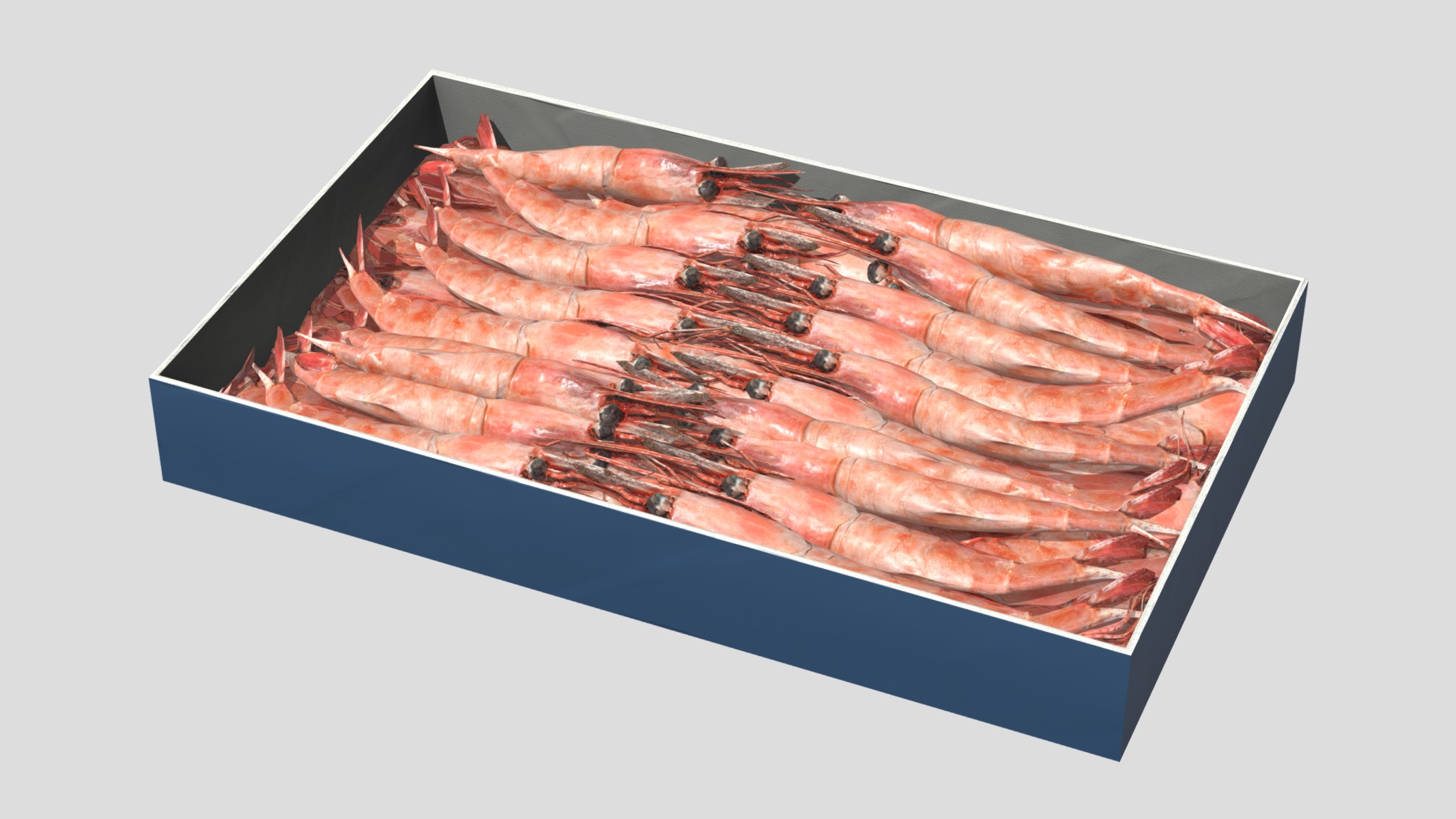 Frozen Seafood Pack Low Poly Low-poly 3D model_9