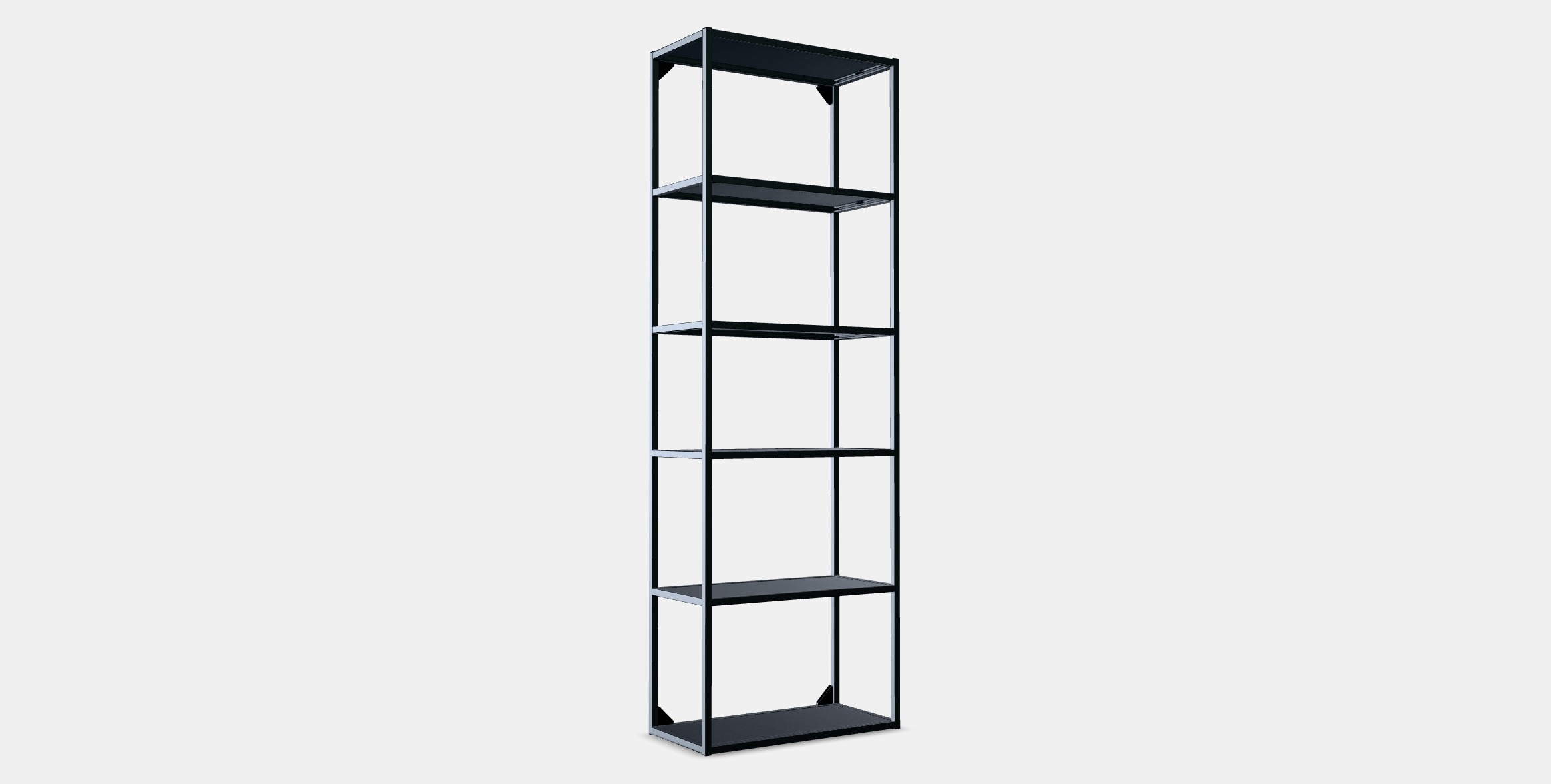 ENHET High fr w shelves 1 Low-poly 3D model_3