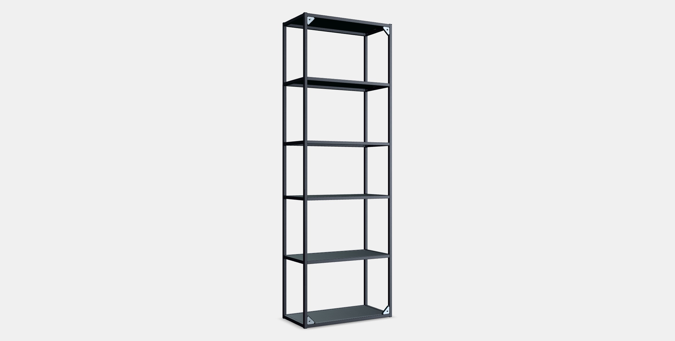 ENHET High fr w shelves 1 Low-poly 3D model_16