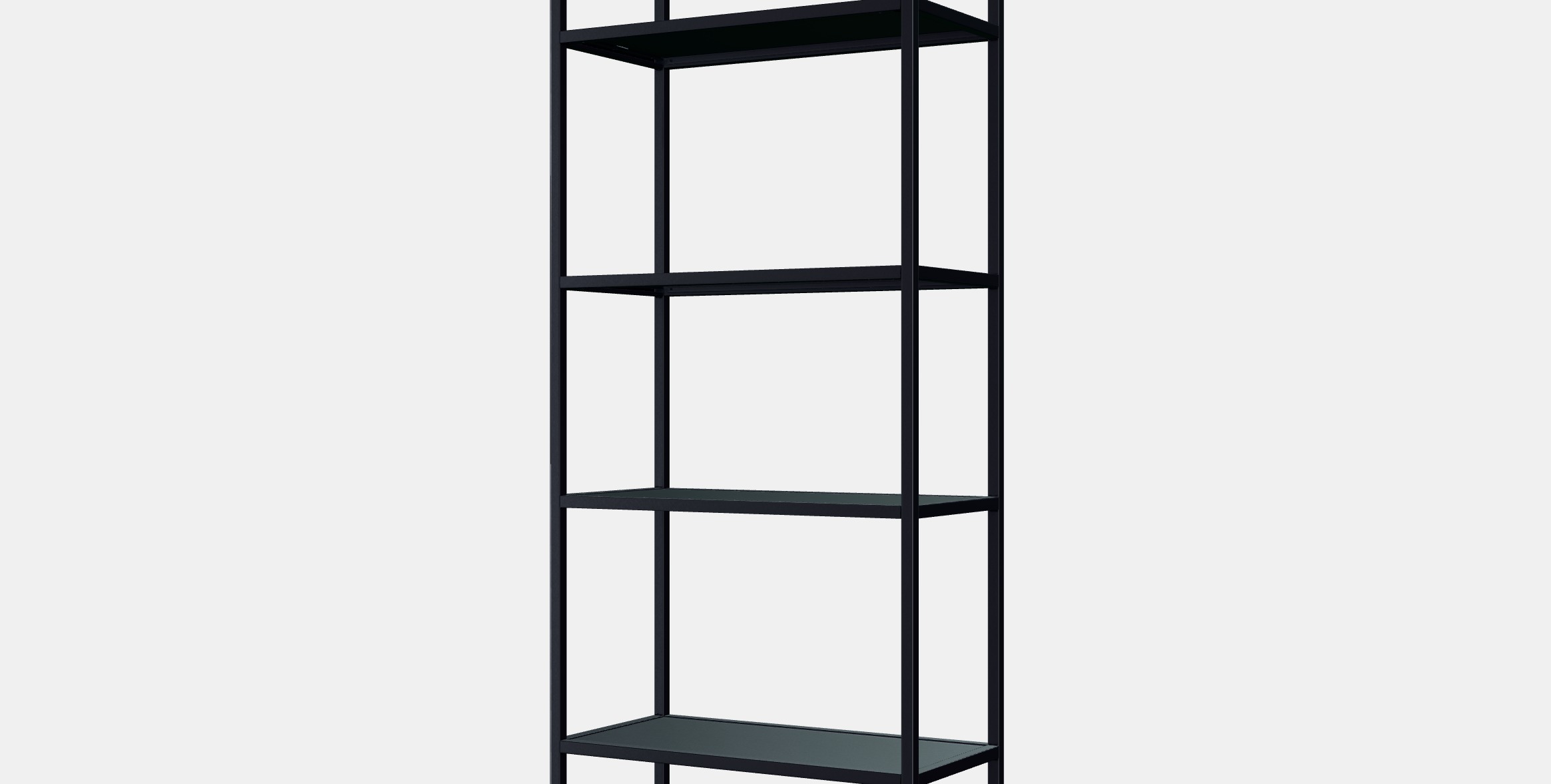 ENHET High fr w shelves 1 Low-poly 3D model_5