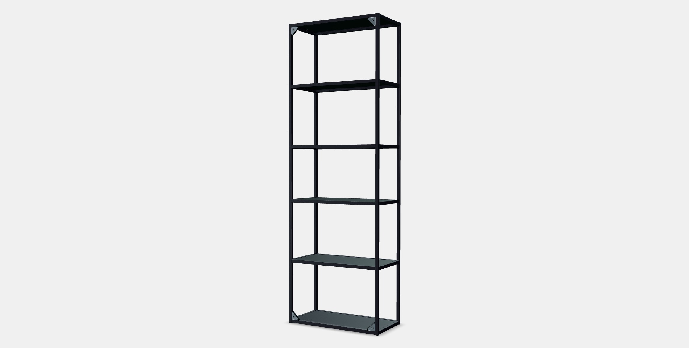 ENHET High fr w shelves 1 Low-poly 3D model_6