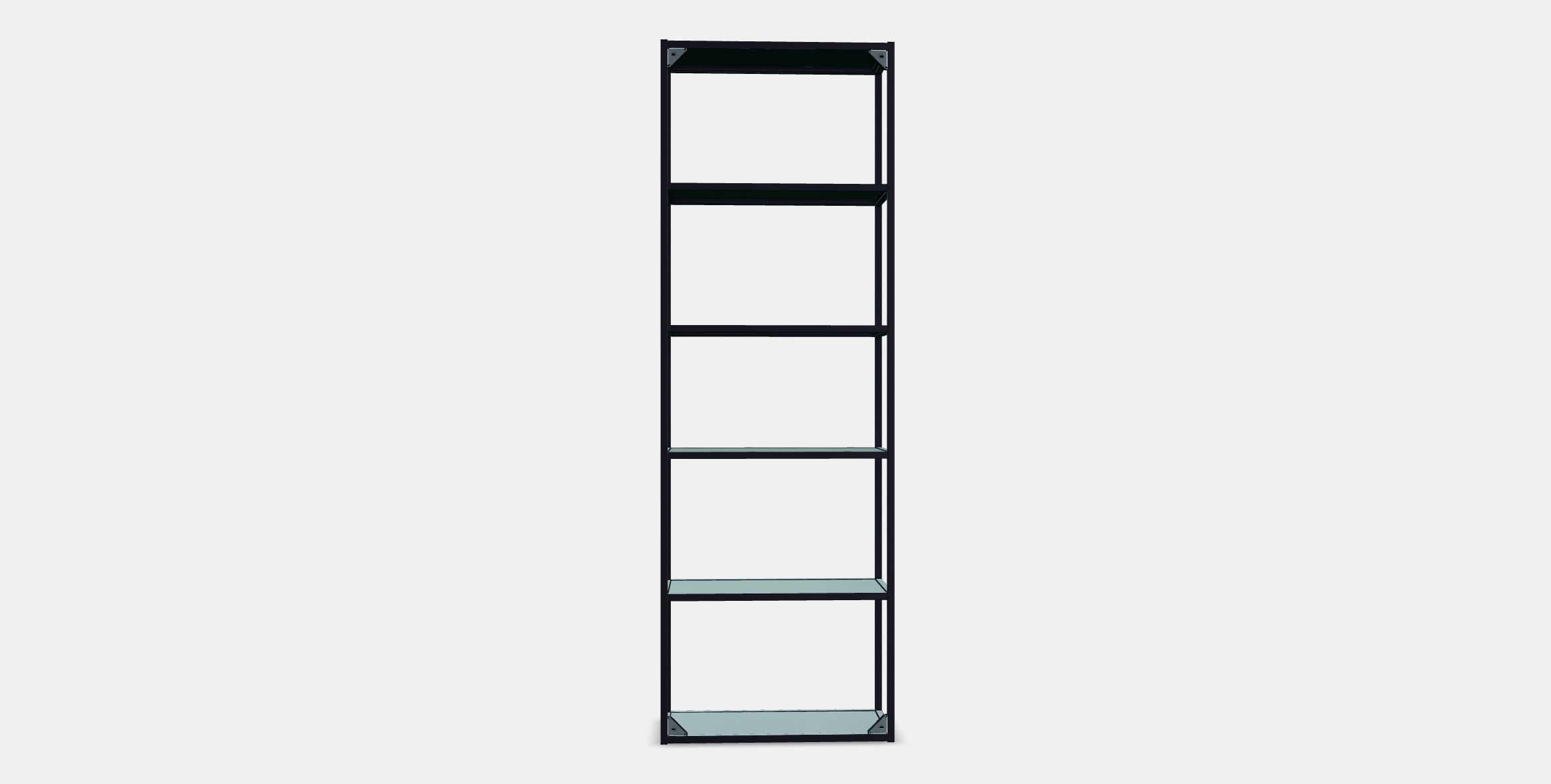 ENHET High fr w shelves 1 Low-poly 3D model_14