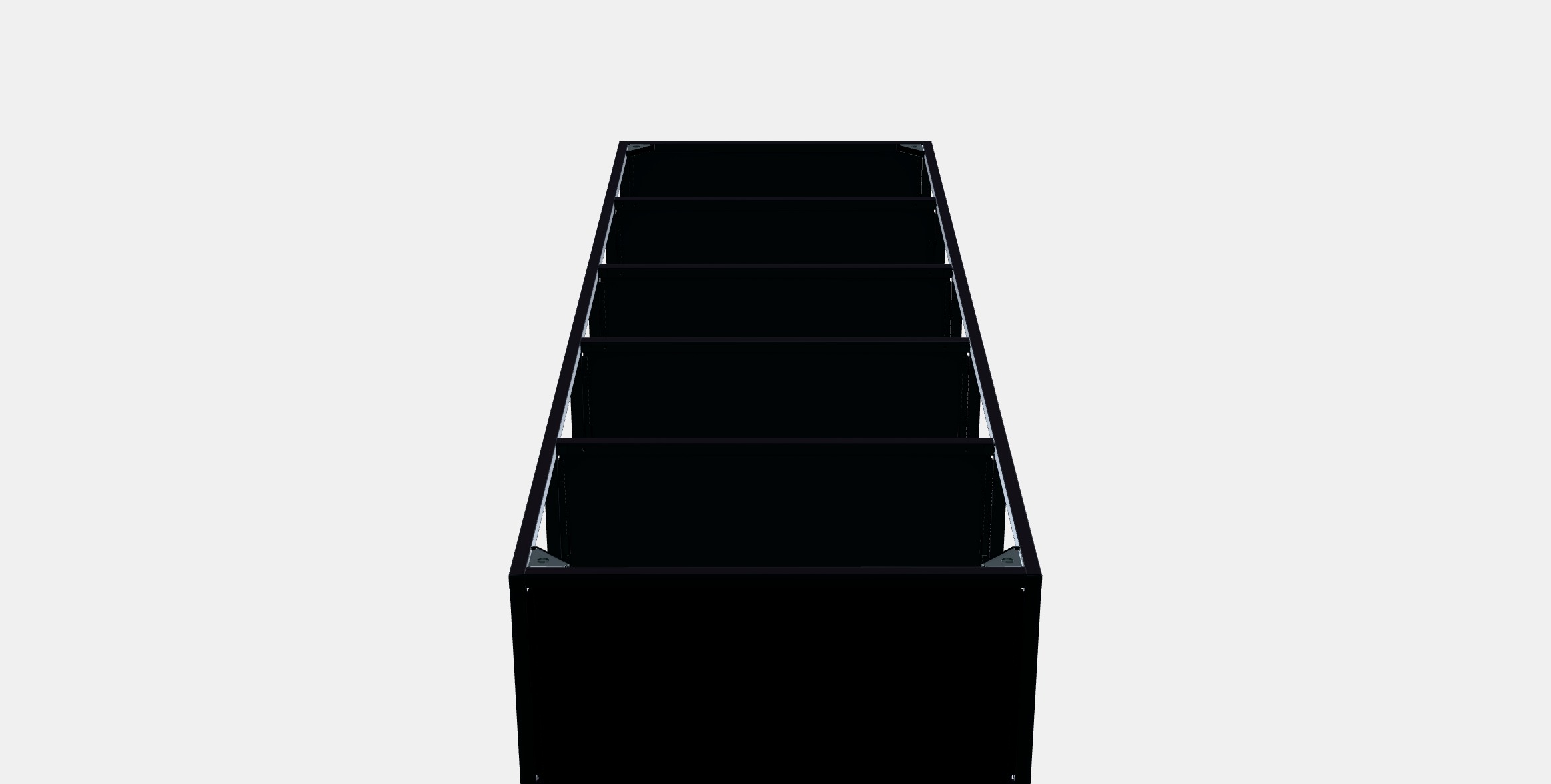 ENHET High fr w shelves 1 Low-poly 3D model_8