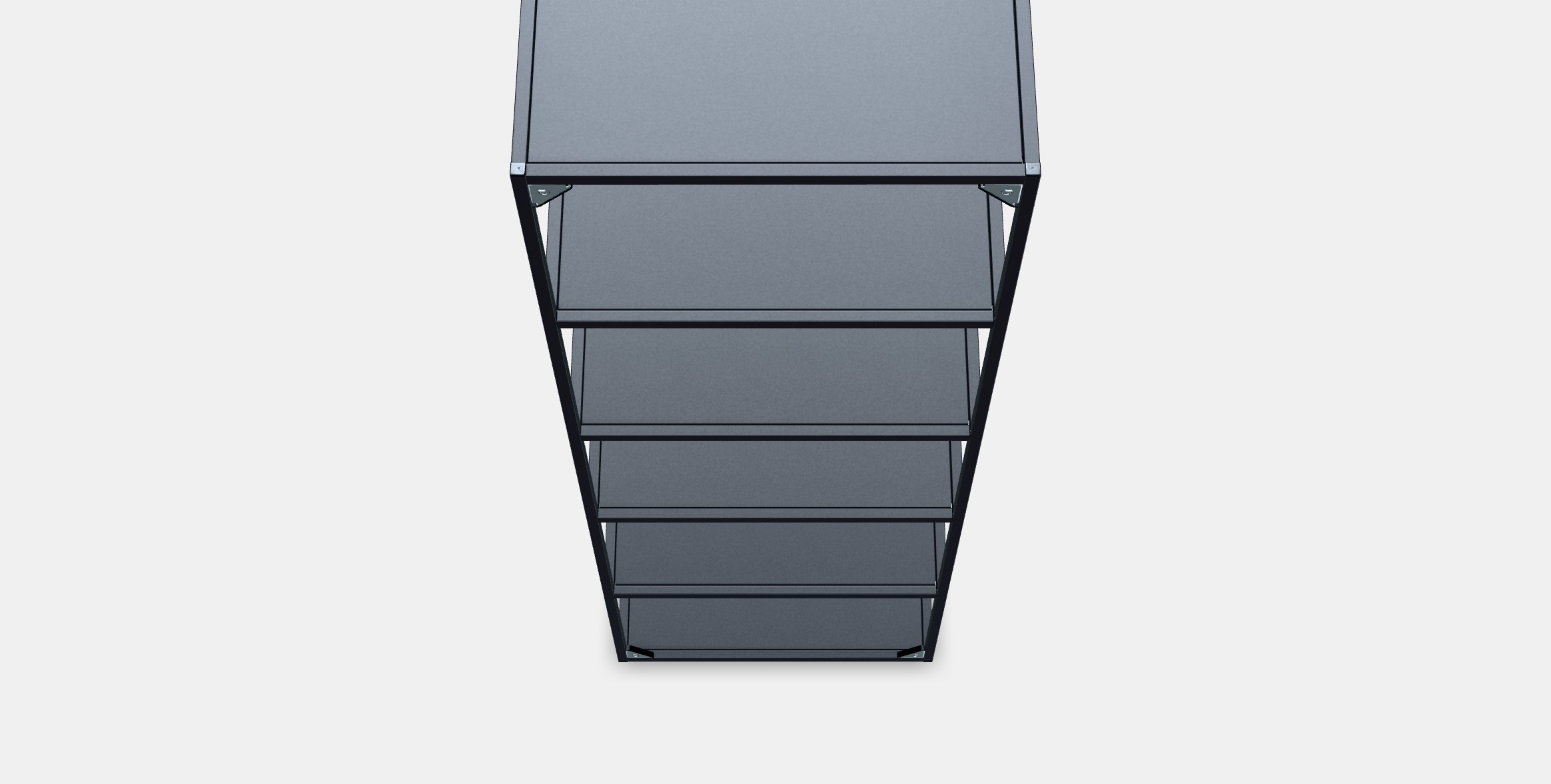 ENHET High fr w shelves 1 Low-poly 3D model_7