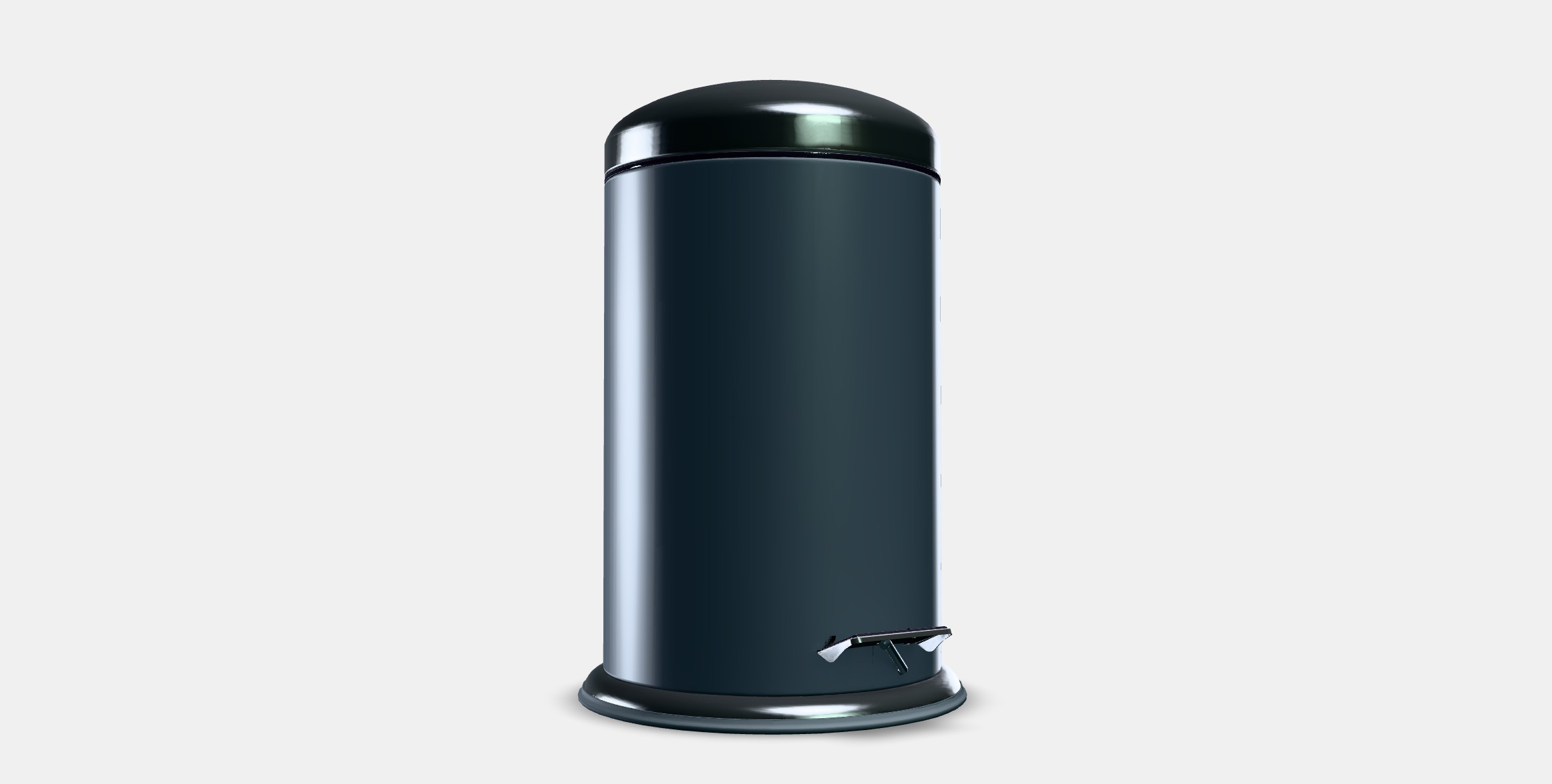 MJOSA Pedal bin 1 Low-poly 3D model_3