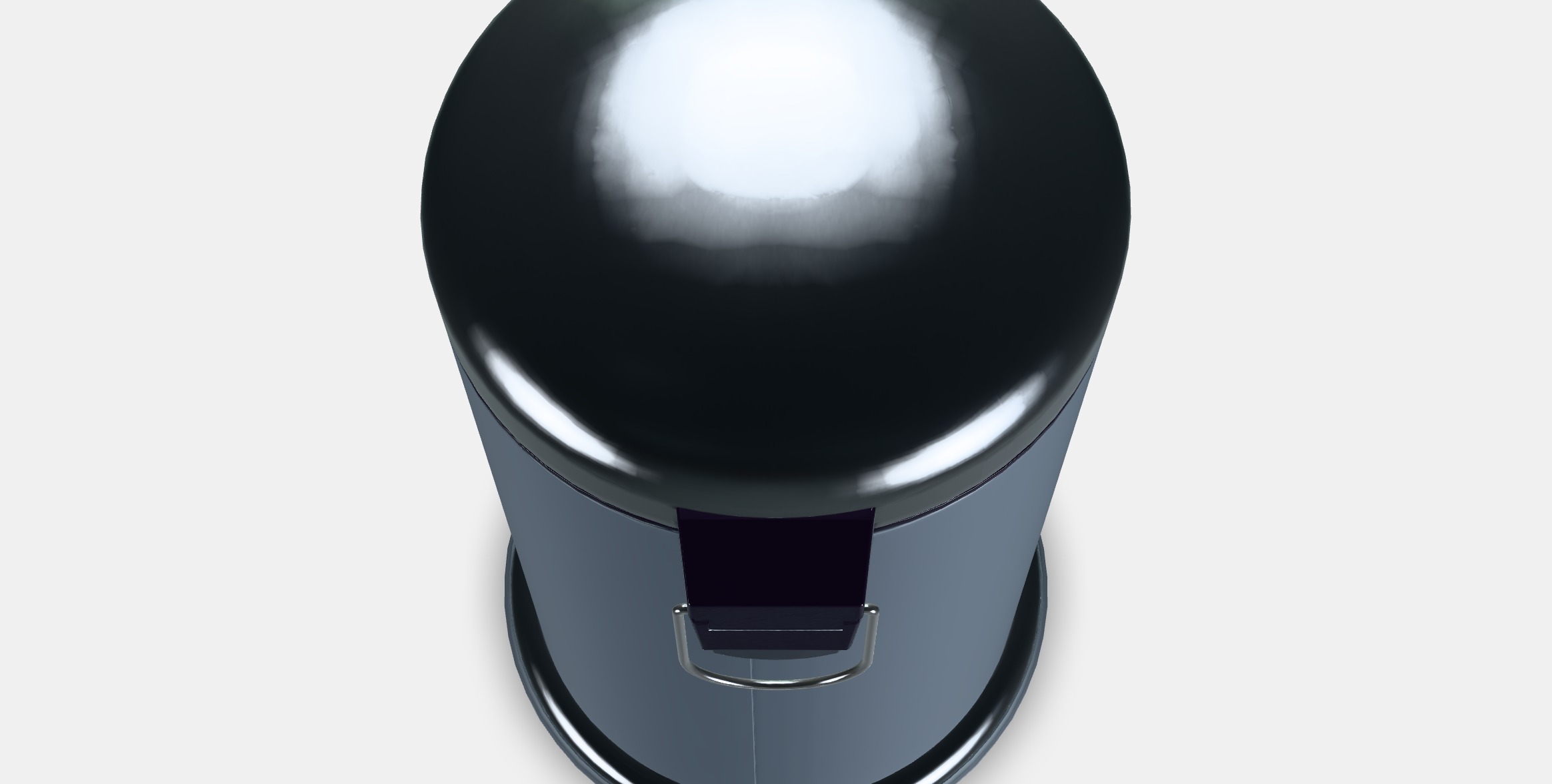 MJOSA Pedal bin 1 Low-poly 3D model_4