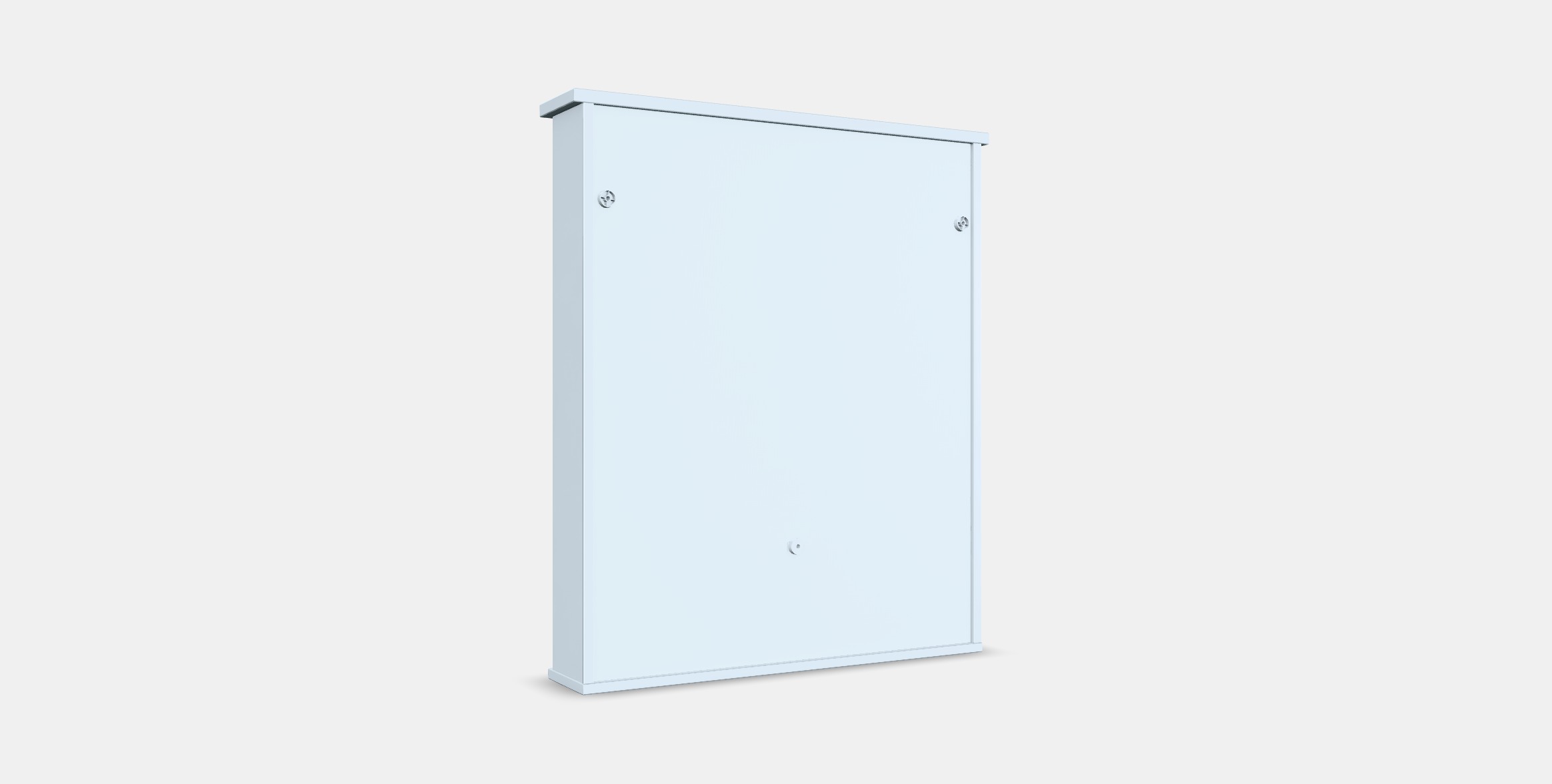 HEMNES Mirror cabinet with 2 doors Low-poly 3D model_16