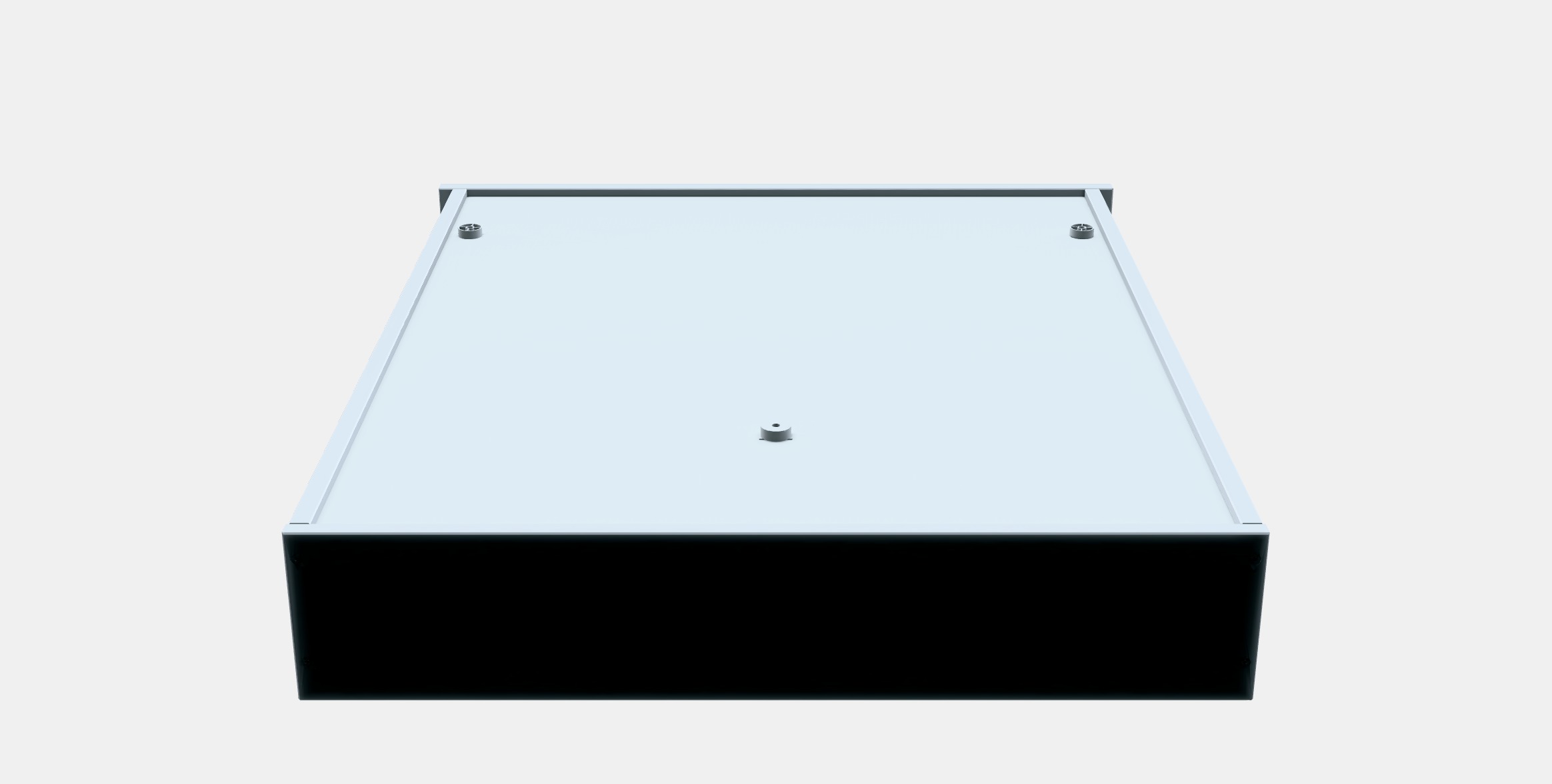 HEMNES Mirror cabinet with 2 doors Low-poly 3D model_8