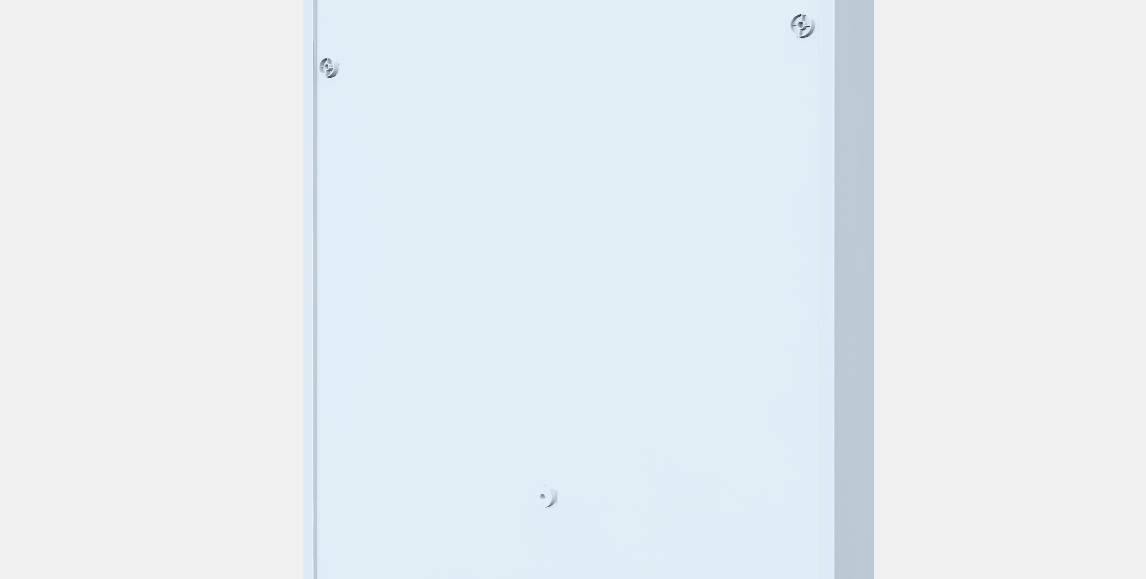 HEMNES Mirror cabinet with 2 doors Low-poly 3D model_6