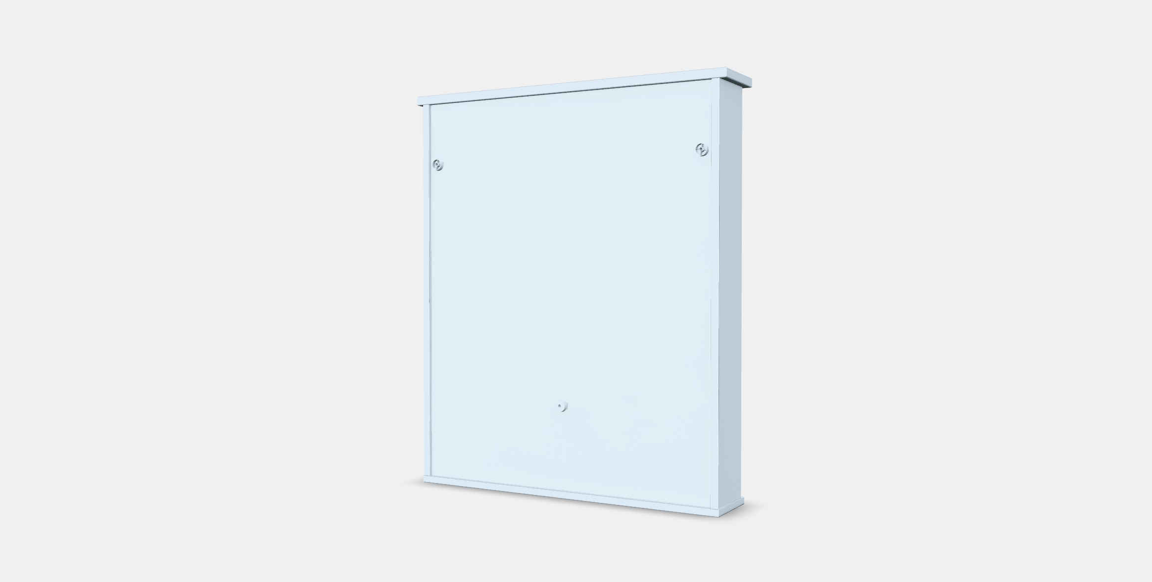 HEMNES Mirror cabinet with 2 doors Low-poly 3D model_5