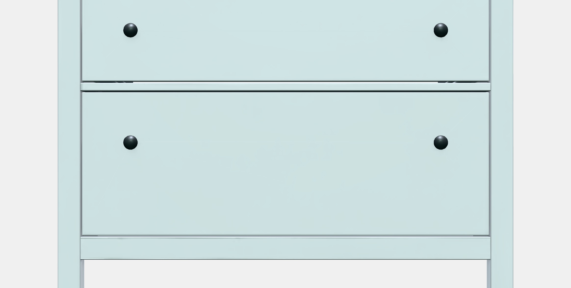 HEMNES Wash-stand with 2 drawers Low-poly 3D model_10