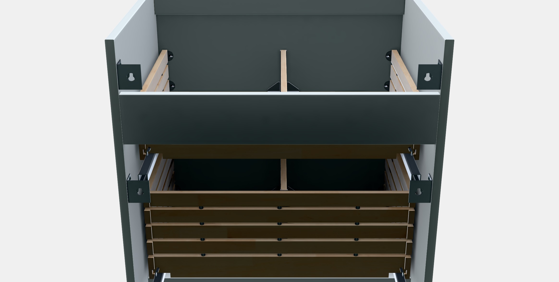 GODMORGON Wash-stand with 2 drawers 1 Low-poly 3D model_8