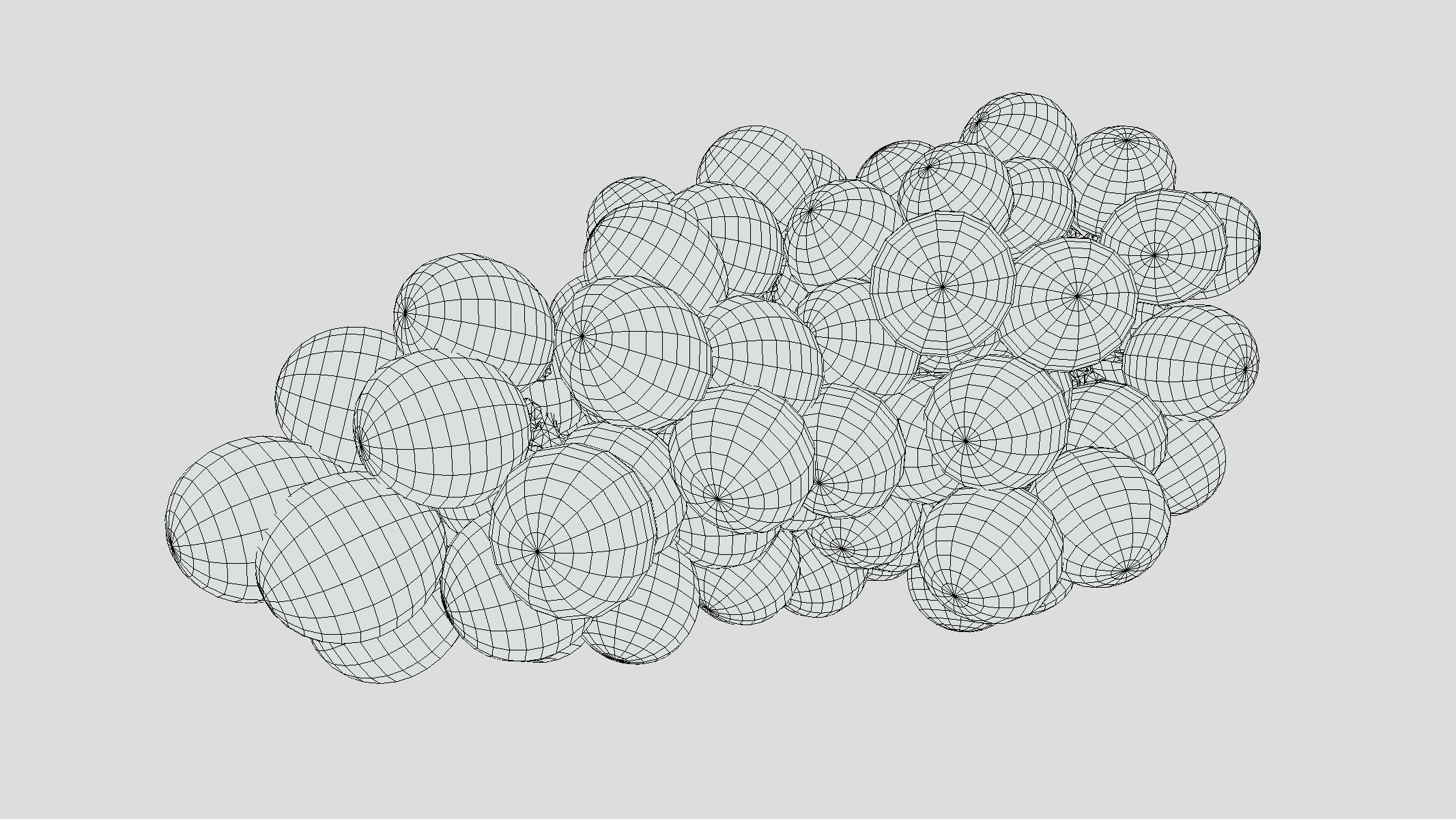 Green Grape Low Poly Low-poly 3D model_5