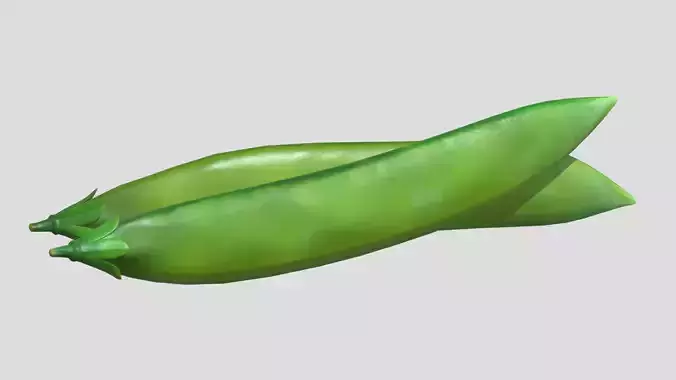 Green Peas Low Poly