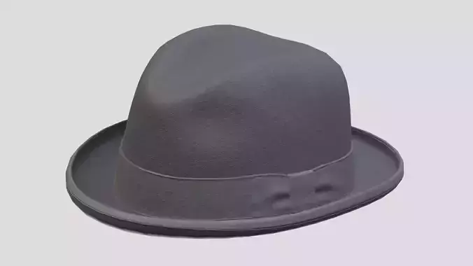 Homburg Hat Low Poly