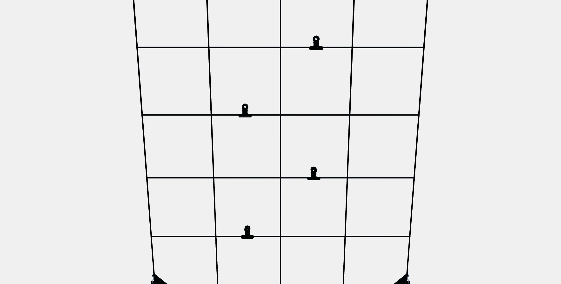 SOSDALA Memo board with clips Low-poly 3D model_8