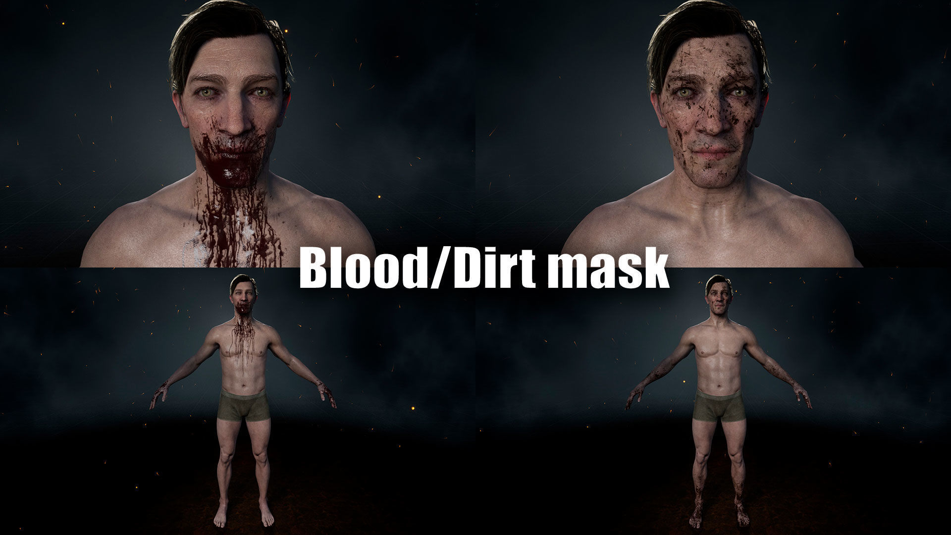 Catholic priest Low-poly 3D model_7