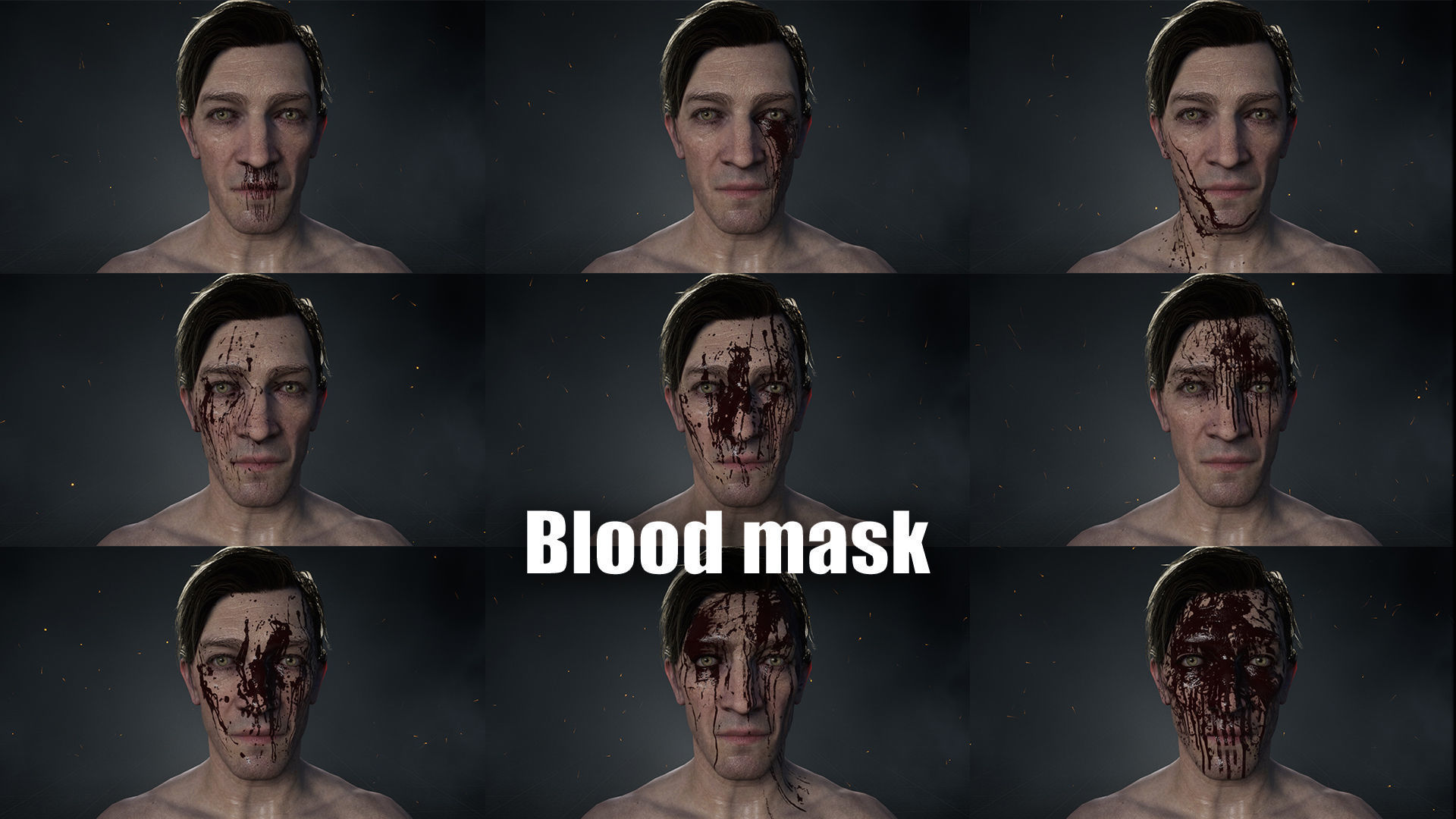 Catholic priest Low-poly 3D model_8