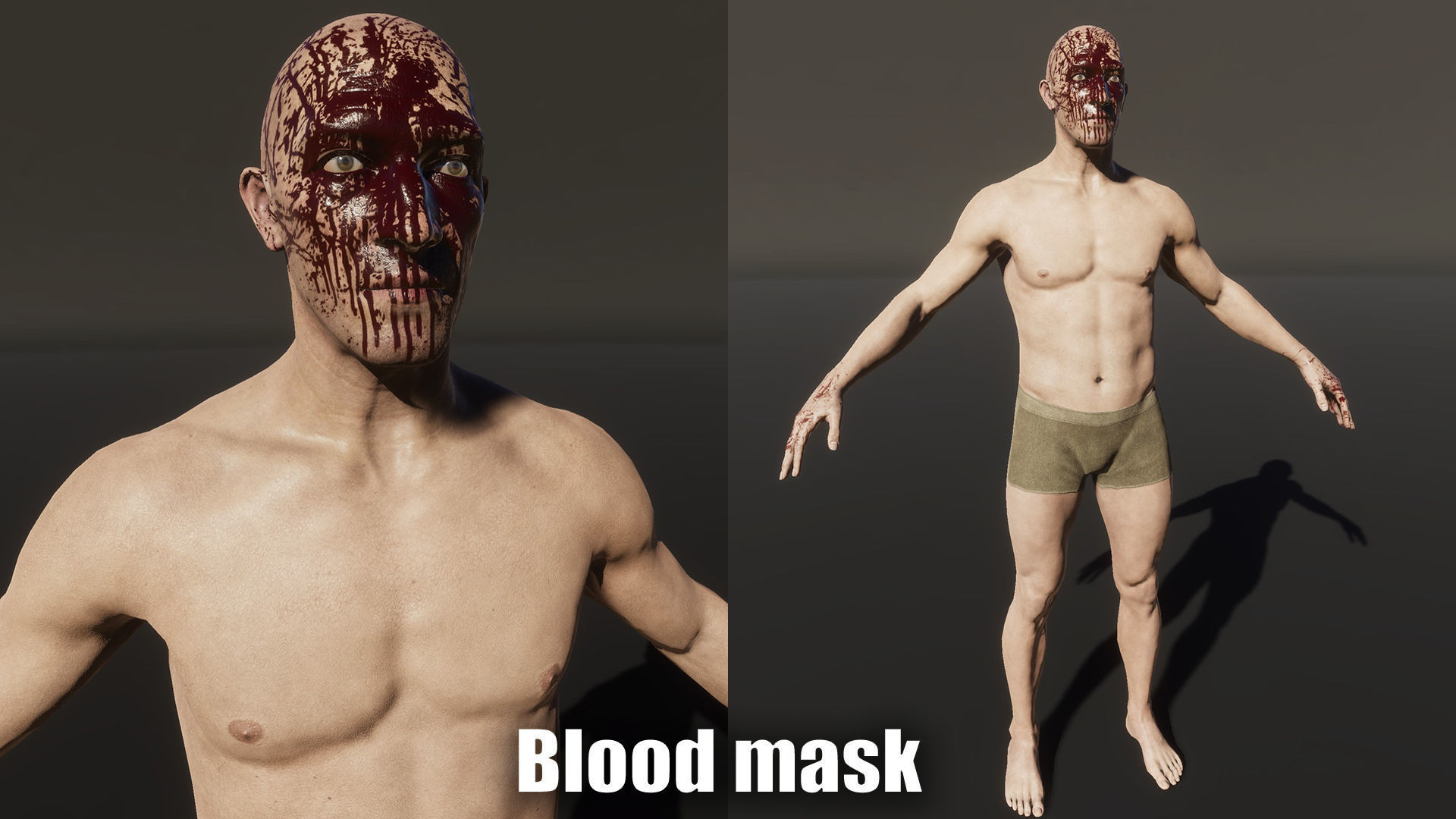 Catholic priest Low-poly 3D model_14