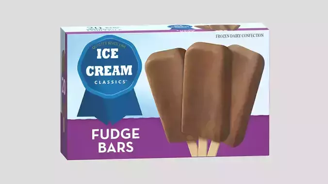 Ice cream Box 01 Low Poly Low-poly 3D model