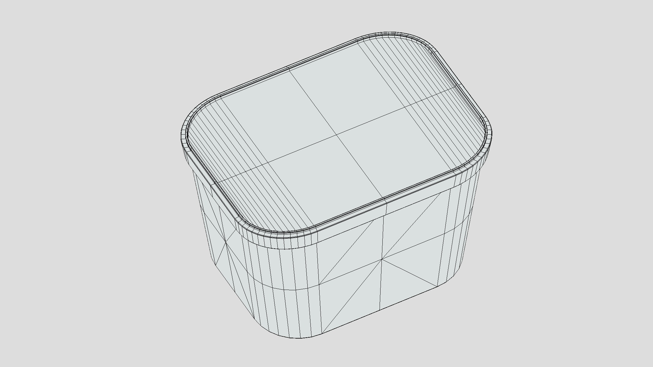 Ice cream Box 04 Low Poly Low-poly 3D model_7