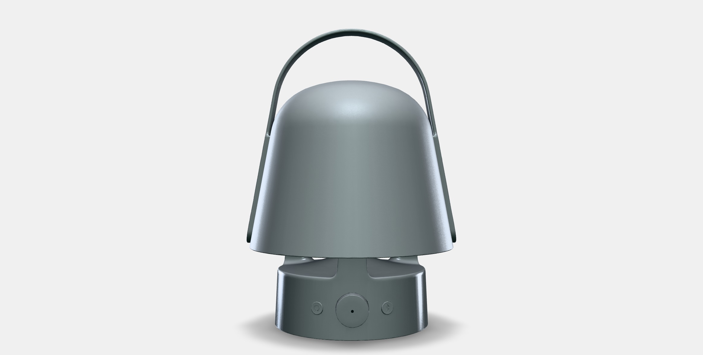 VAPPEBY Bluetooth speaker lamp 1 Low-poly 3D model_10