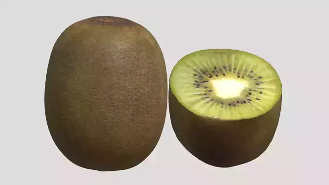 Kiwi Low Poly