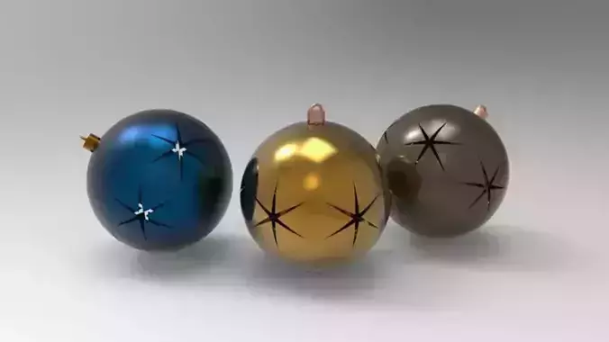 Christmas ball 3D print model