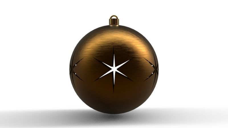 Christmas ball 3D print model_6