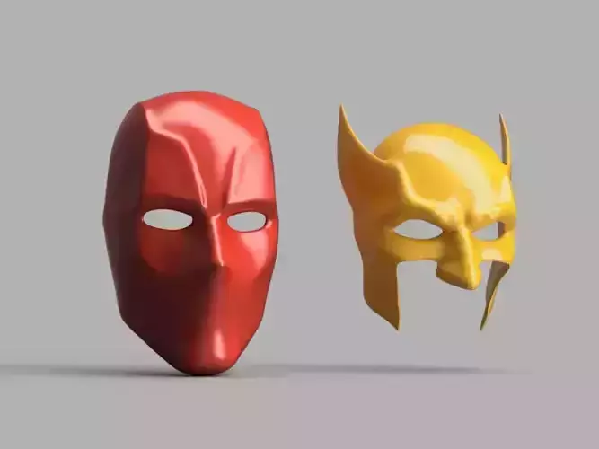 Wolverine and Deadpool Masks
