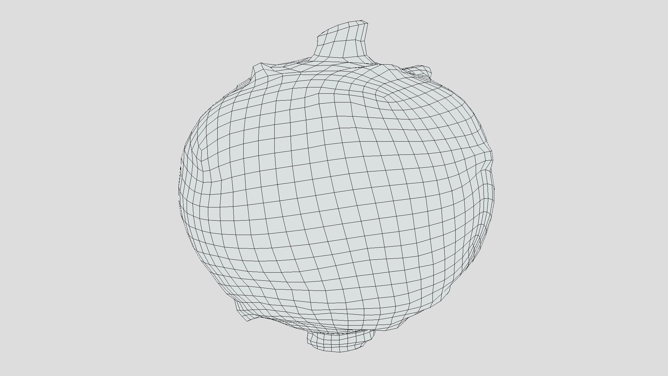 Kohlrabi Low Poly Low-poly 3D model_3
