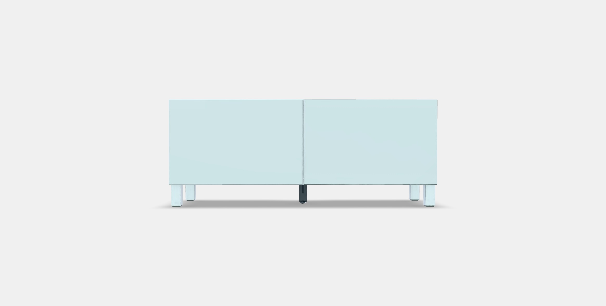 BESTA TV bench with doors 2 Low-poly 3D model_10