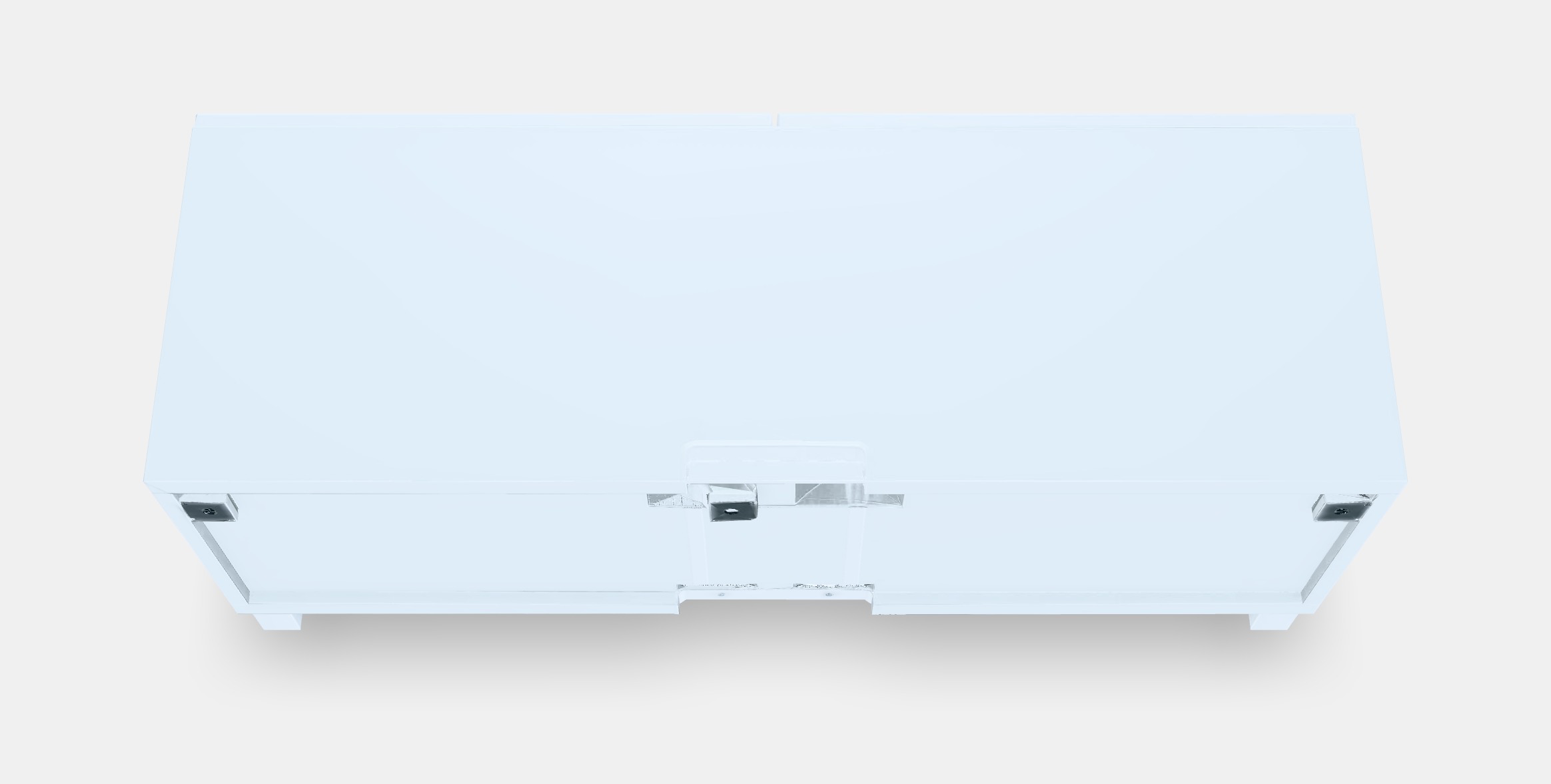 BESTA TV bench with doors 2 Low-poly 3D model_4