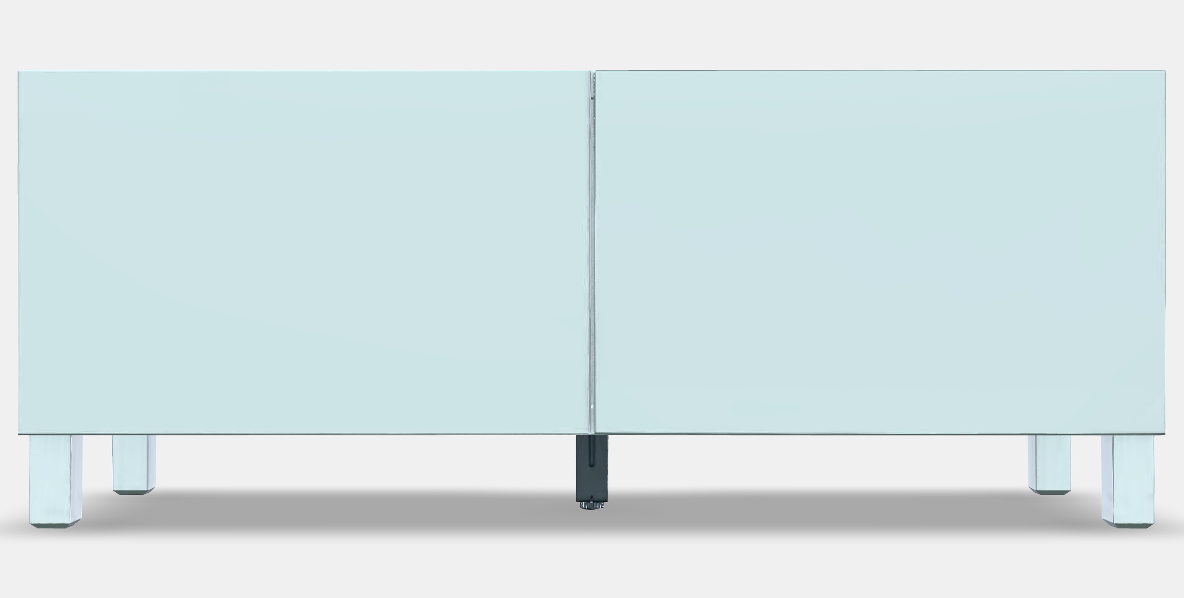 BESTA TV bench with doors 2 Low-poly 3D model_11